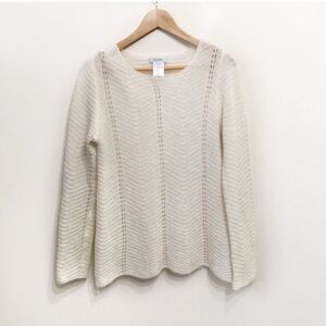 Bartollini Size Medium Lightweight Sweater Acrylic/Mohair Longsleeve